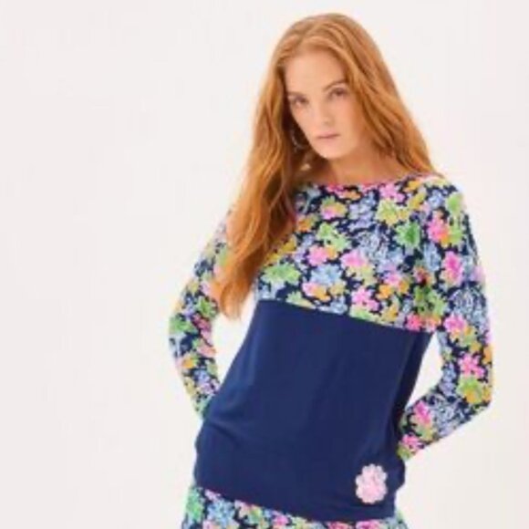 NWOT Lilly Pulitzer X Disney Finn BALUE Top XL - Picture 1 of 8